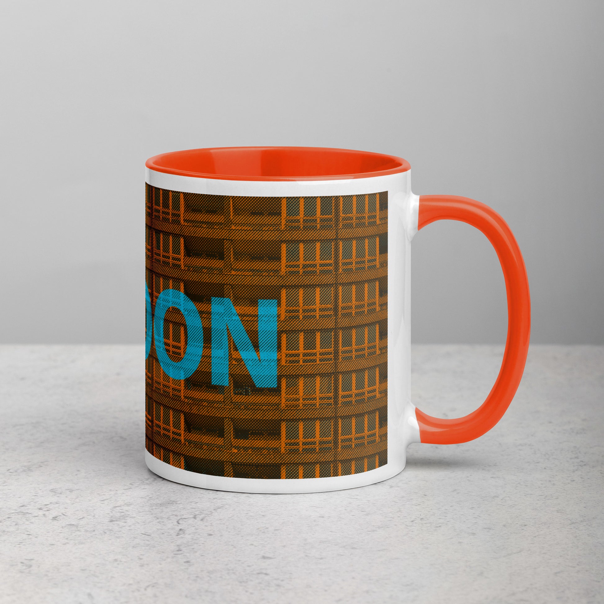 London Concrete Archive Ceramic Mug — 11oz city graphic | Mad Monkey