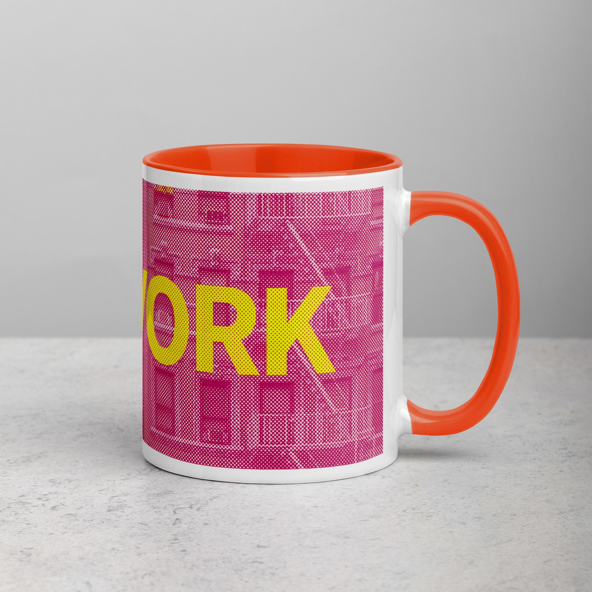 New York Concrete Archive Ceramic Mug — 11oz city graphic | Mad Monkey