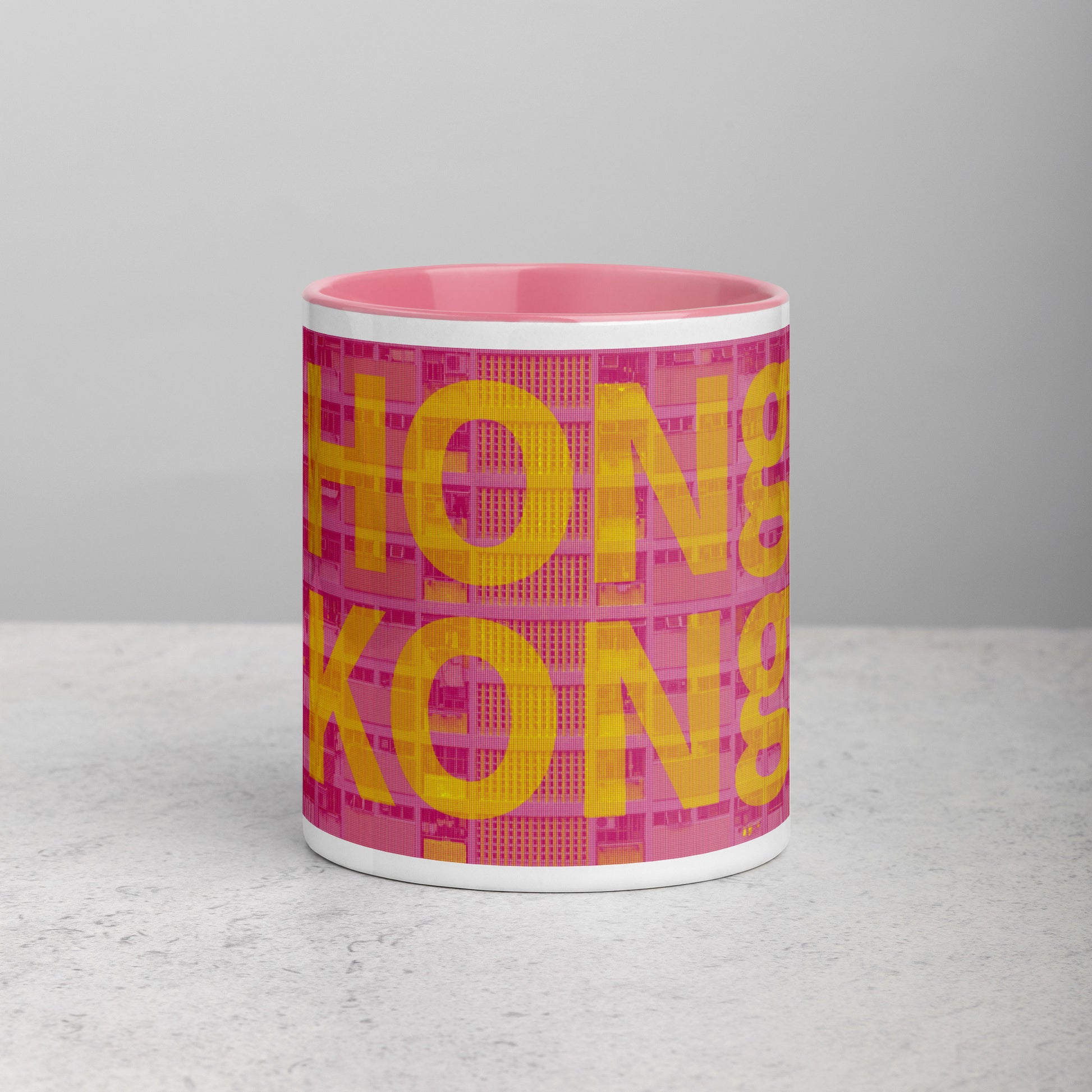 Hong Kong Concrete Archive Ceramic Mug — 11oz city graphic | Mad Monkey