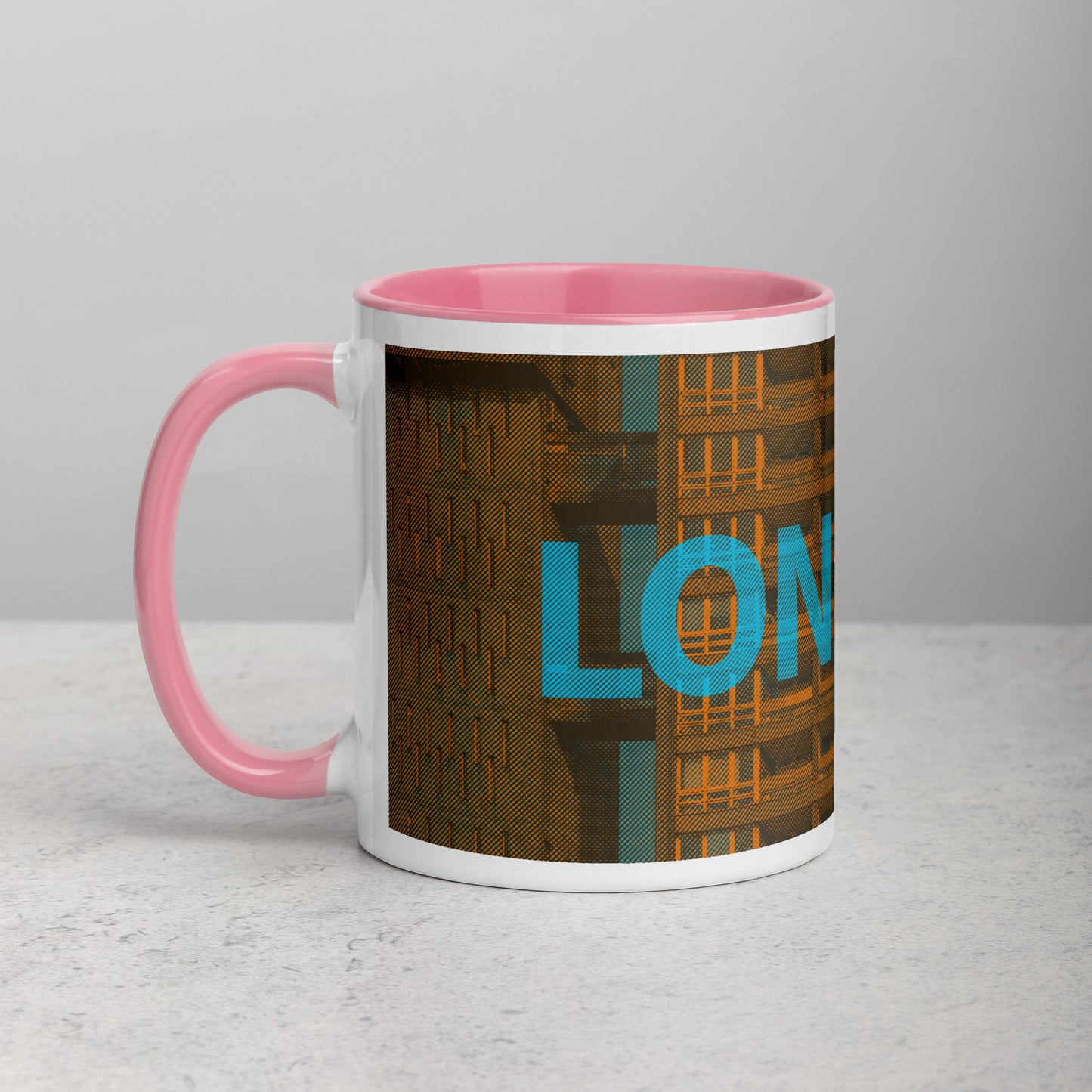 London Concrete Archive Ceramic Mug — 11oz city graphic | Mad Monkey