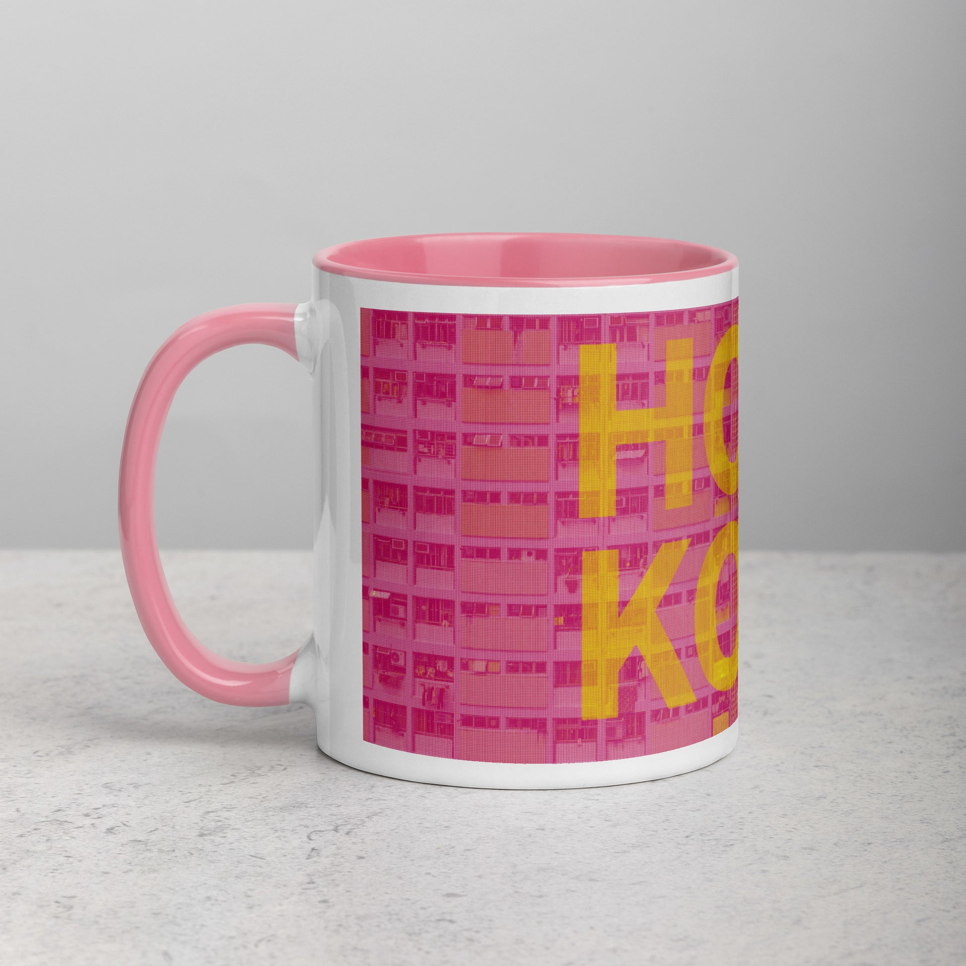Hong Kong Concrete Archive Ceramic Mug — 11oz city graphic | Mad Monkey
