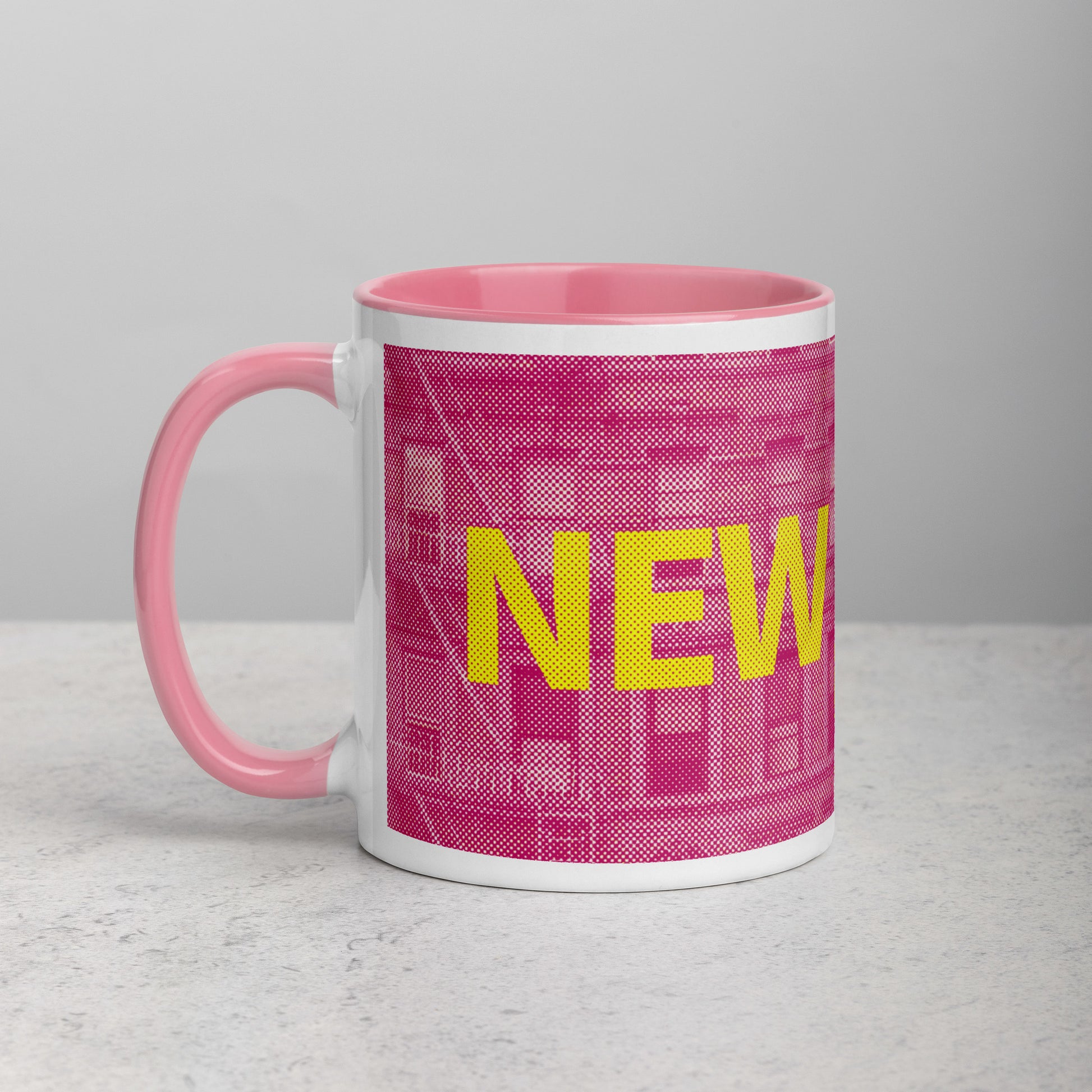 New York Concrete Archive Ceramic Mug — 11oz city graphic | Mad Monkey
