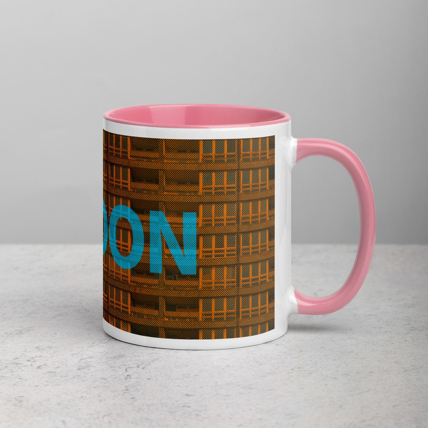 London Concrete Archive Ceramic Mug — 11oz city graphic | Mad Monkey