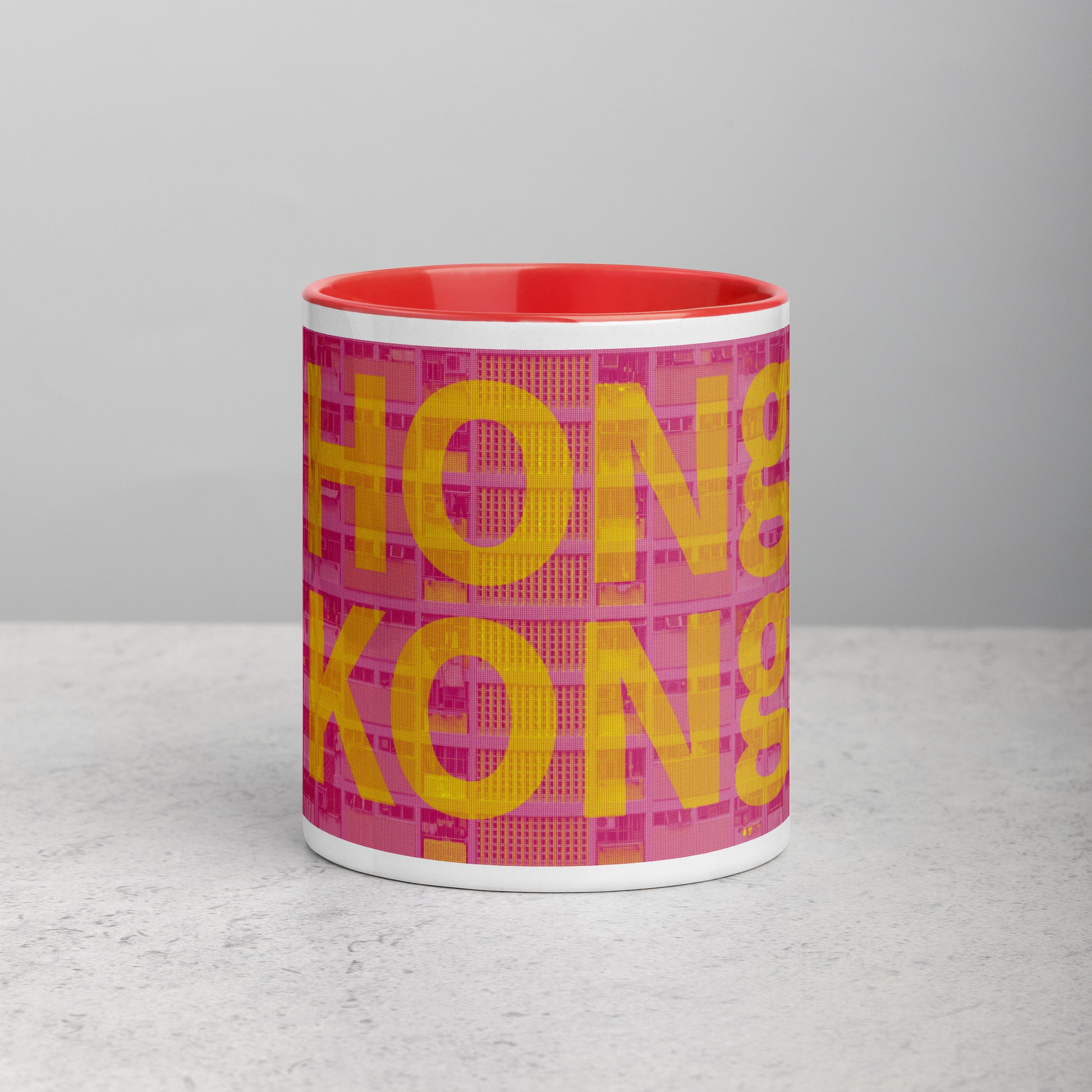 Hong Kong Concrete Archive Ceramic Mug — 11oz city graphic | Mad Monkey
