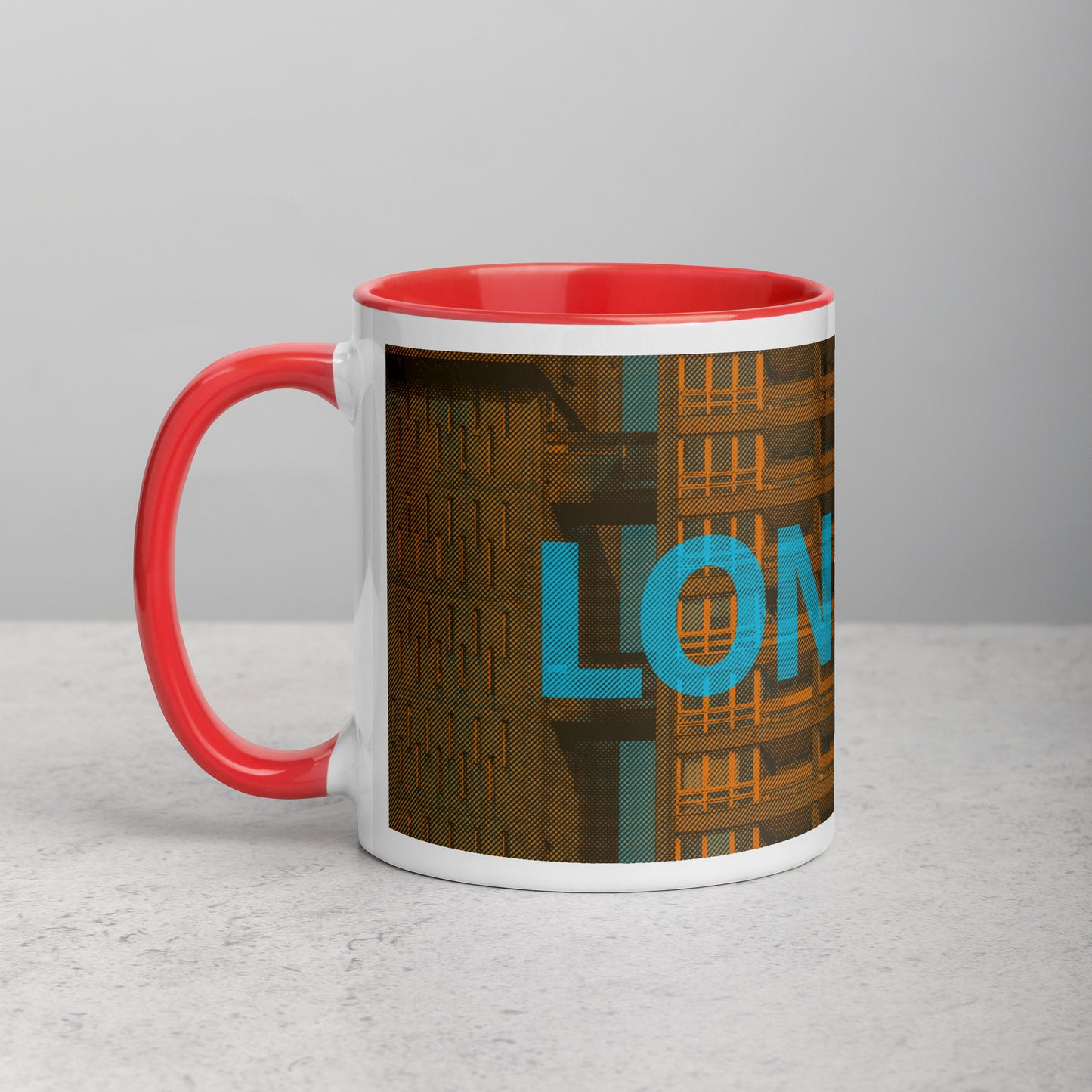 London Concrete Archive Ceramic Mug — 11oz city graphic | Mad Monkey