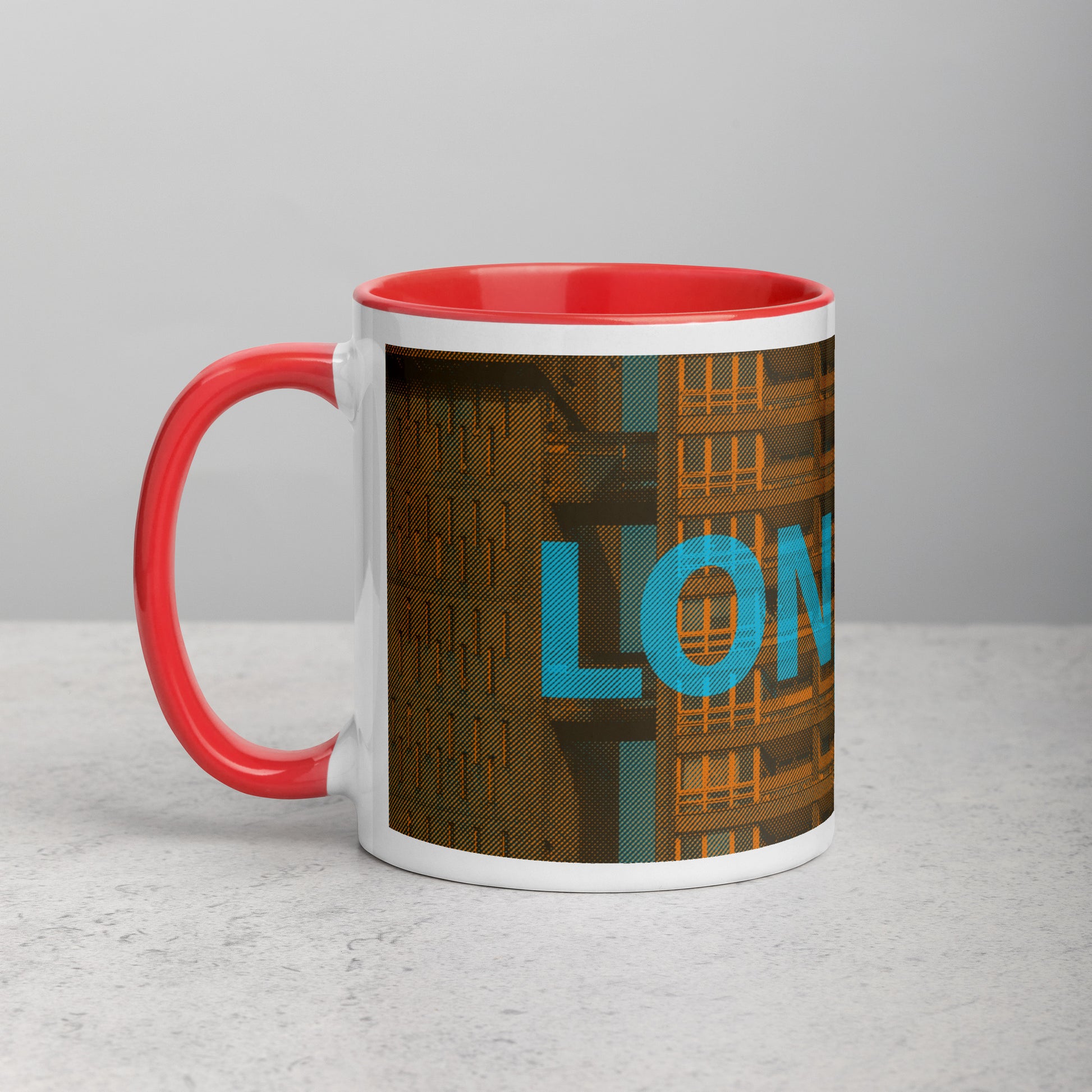 London Concrete Archive Ceramic Mug — 11oz city graphic | Mad Monkey