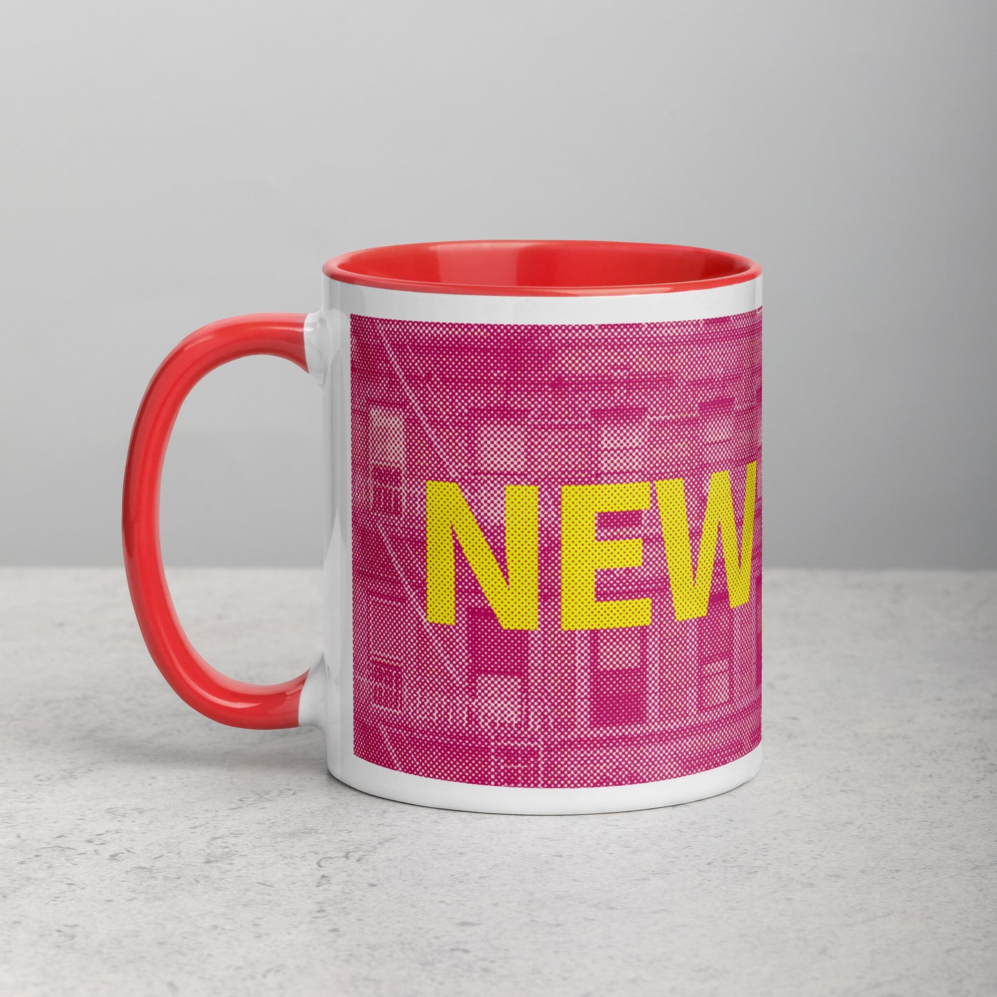 New York Concrete Archive Ceramic Mug — 11oz city graphic | Mad Monkey