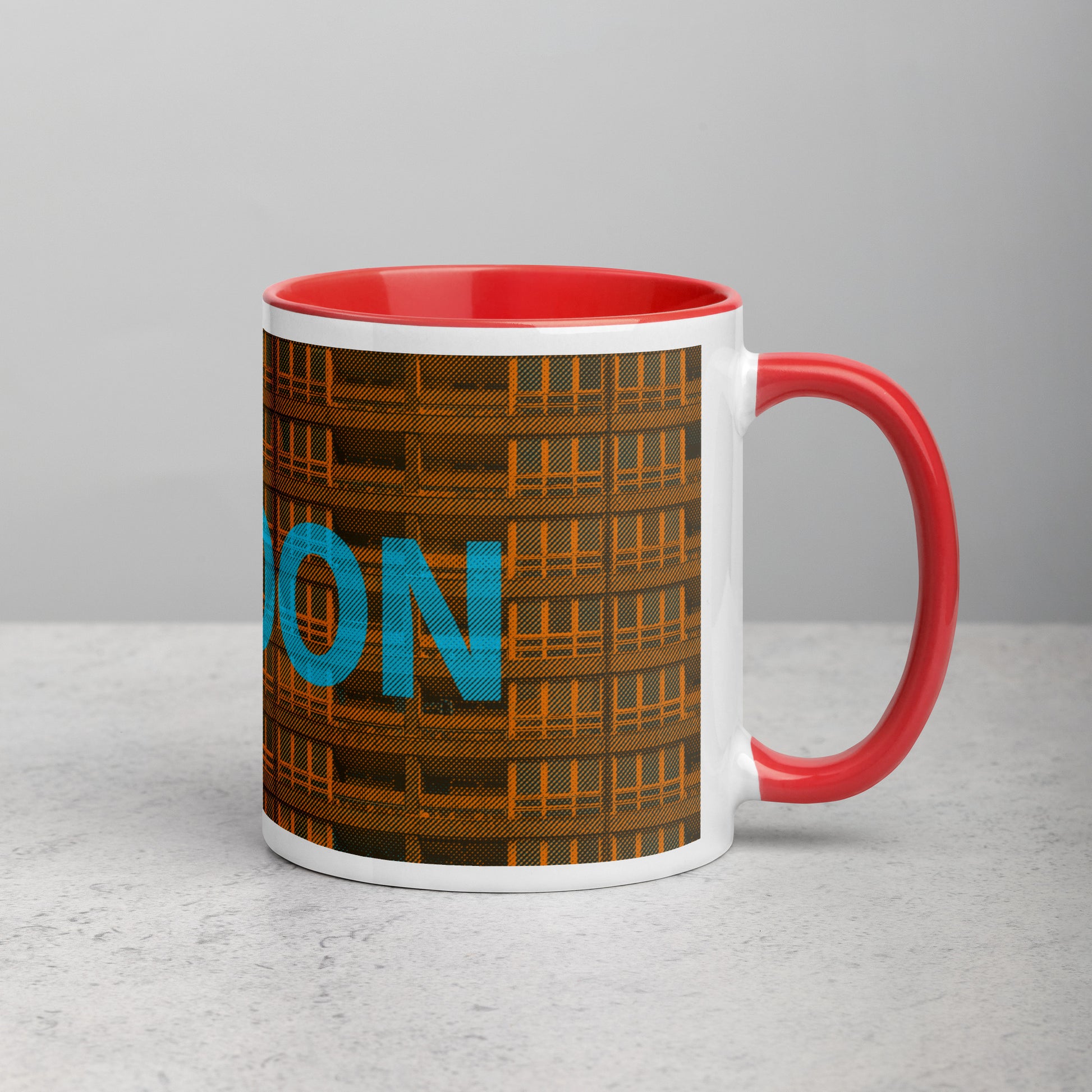 London Concrete Archive Ceramic Mug — 11oz city graphic | Mad Monkey