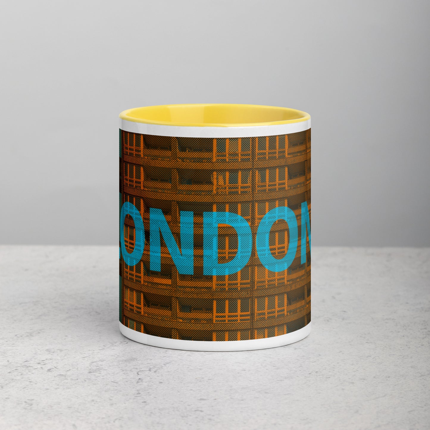 London Concrete Archive Ceramic Mug — 11oz city graphic | Mad Monkey