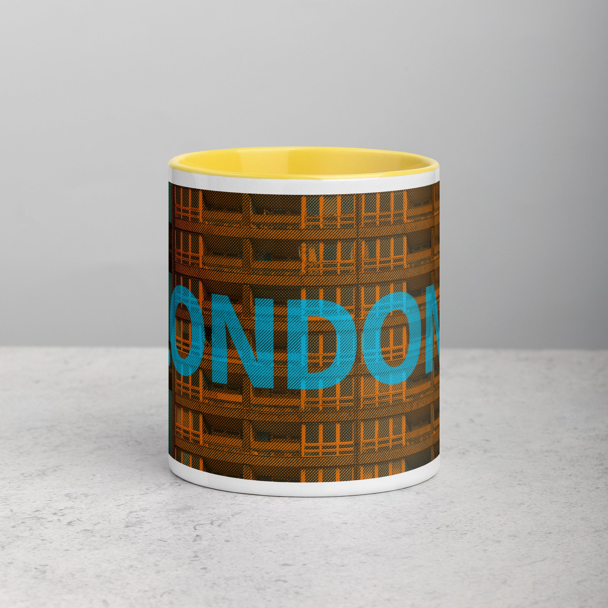 London Concrete Archive Ceramic Mug — 11oz city graphic | Mad Monkey