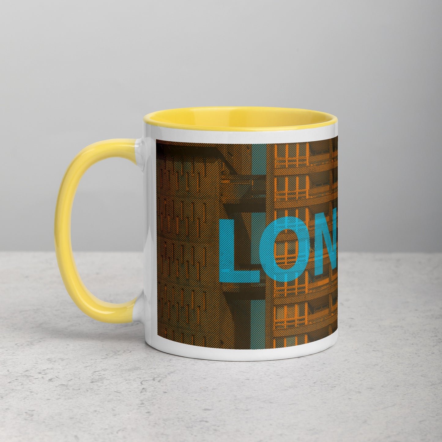 London Concrete Archive Ceramic Mug — 11oz city graphic | Mad Monkey