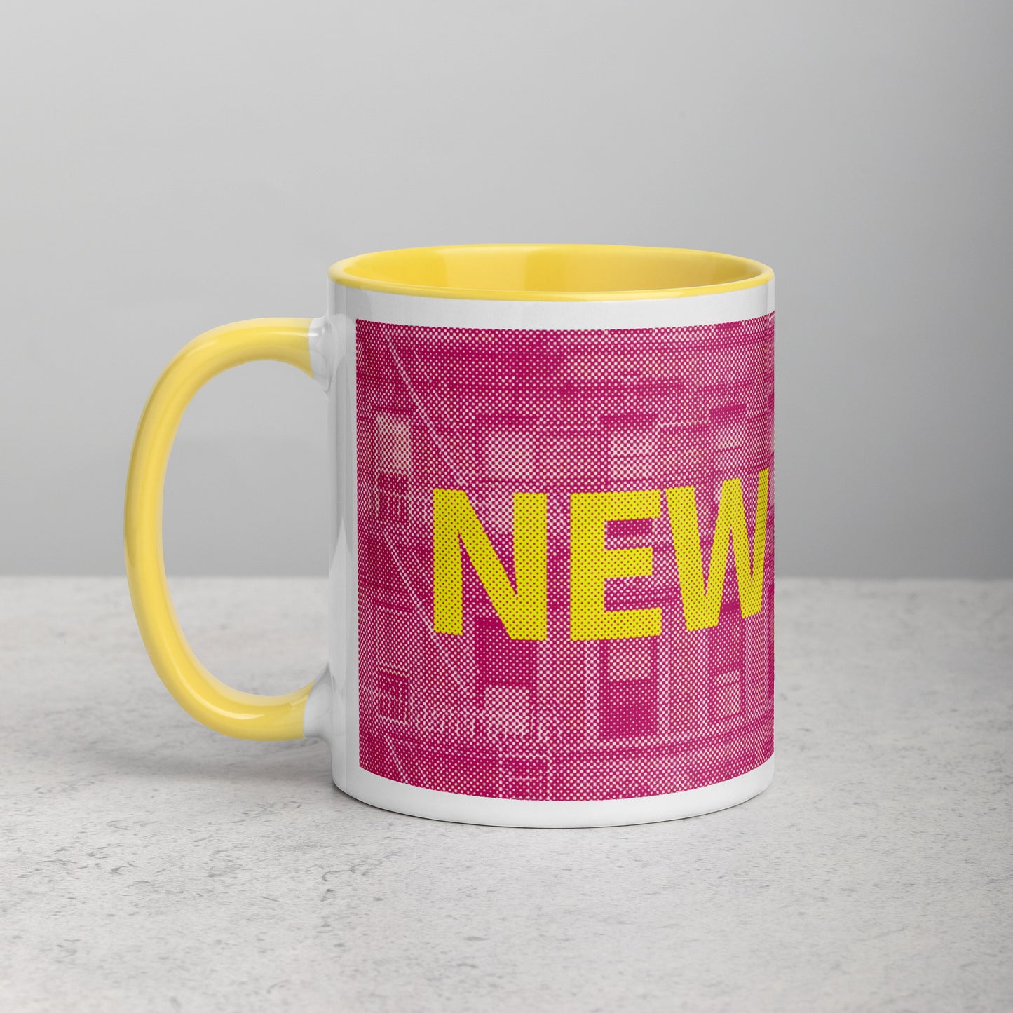 New York Concrete Archive Ceramic Mug — 11oz city graphic | Mad Monkey