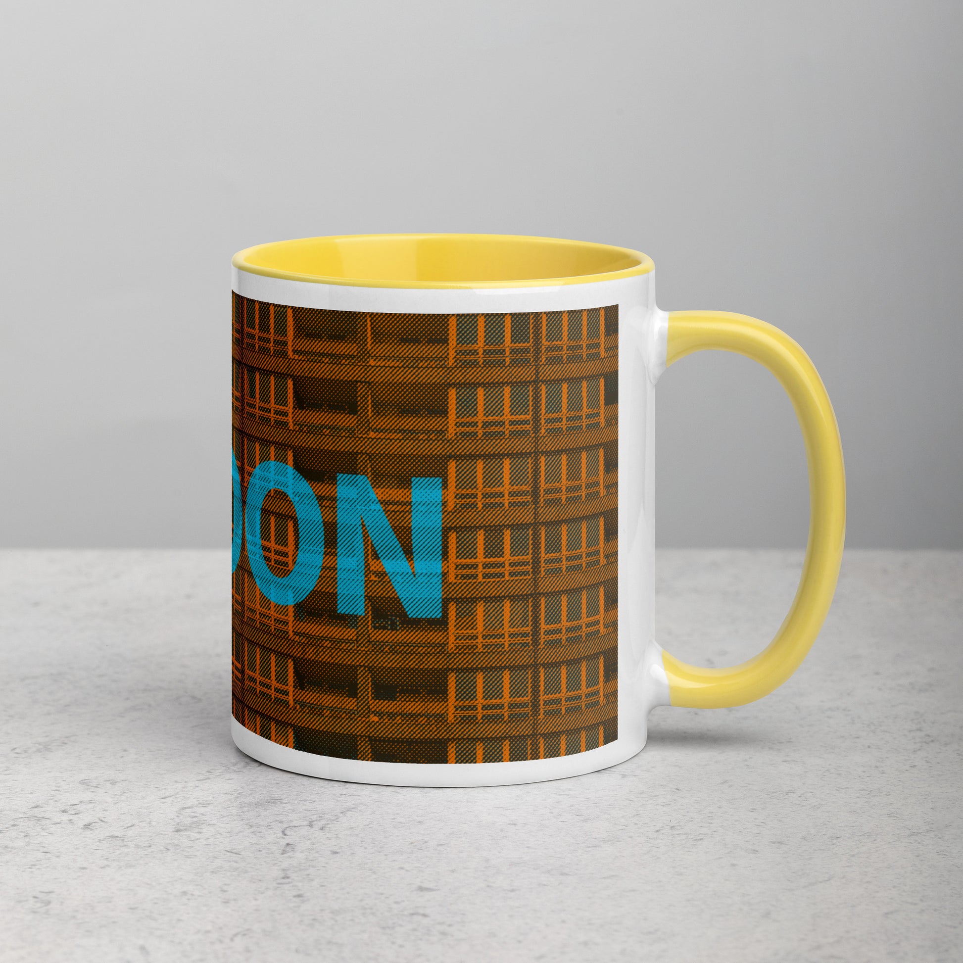 London Concrete Archive Ceramic Mug — 11oz city graphic | Mad Monkey