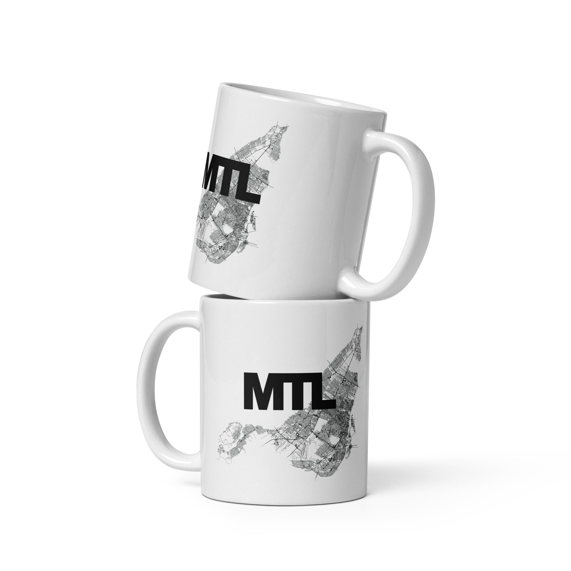 Montreal Map Mug Only Streets — ceramic city streetwear drinkware | Mad Monkey