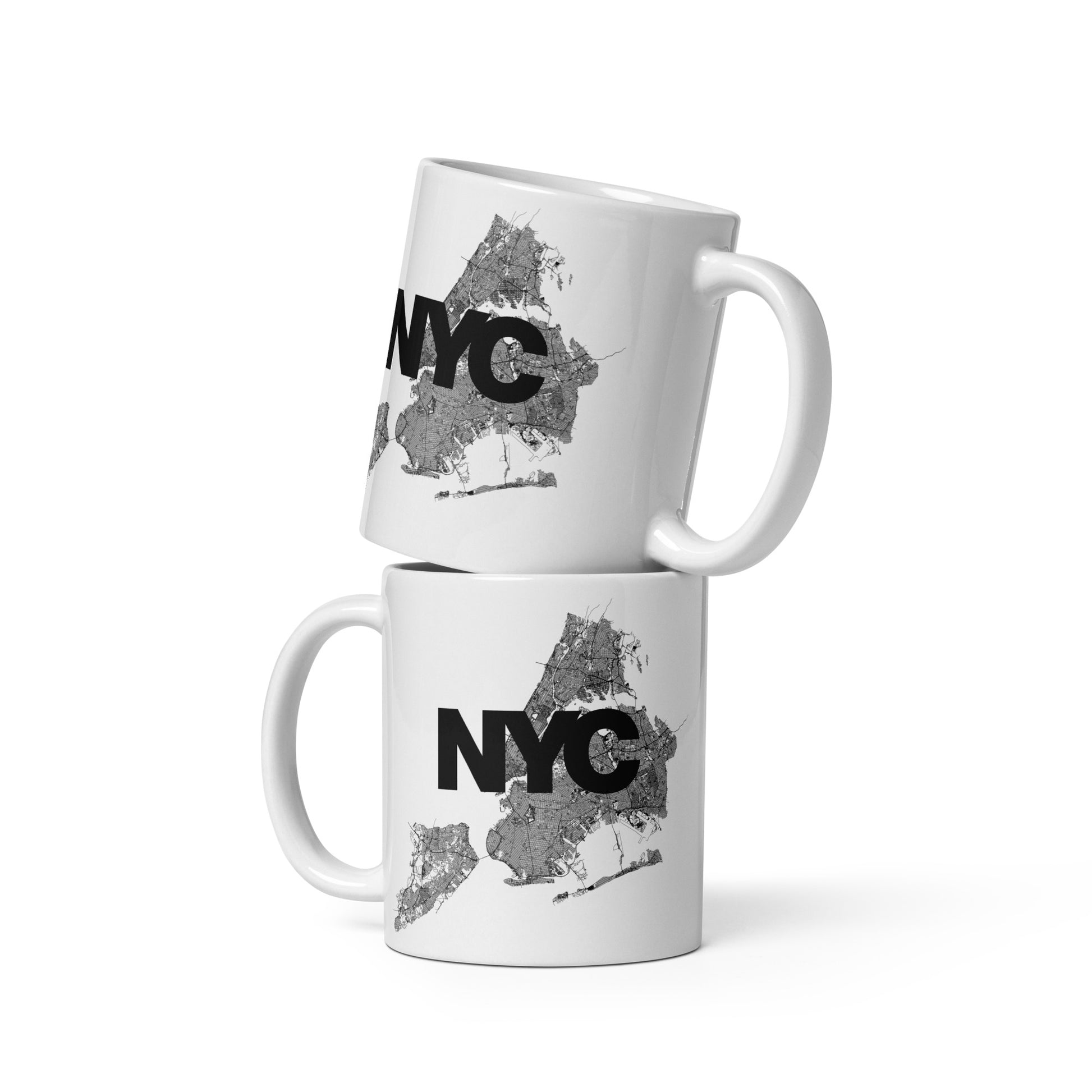 NYC Map Mug — ceramic city streetwear drinkware | Mad Monkey