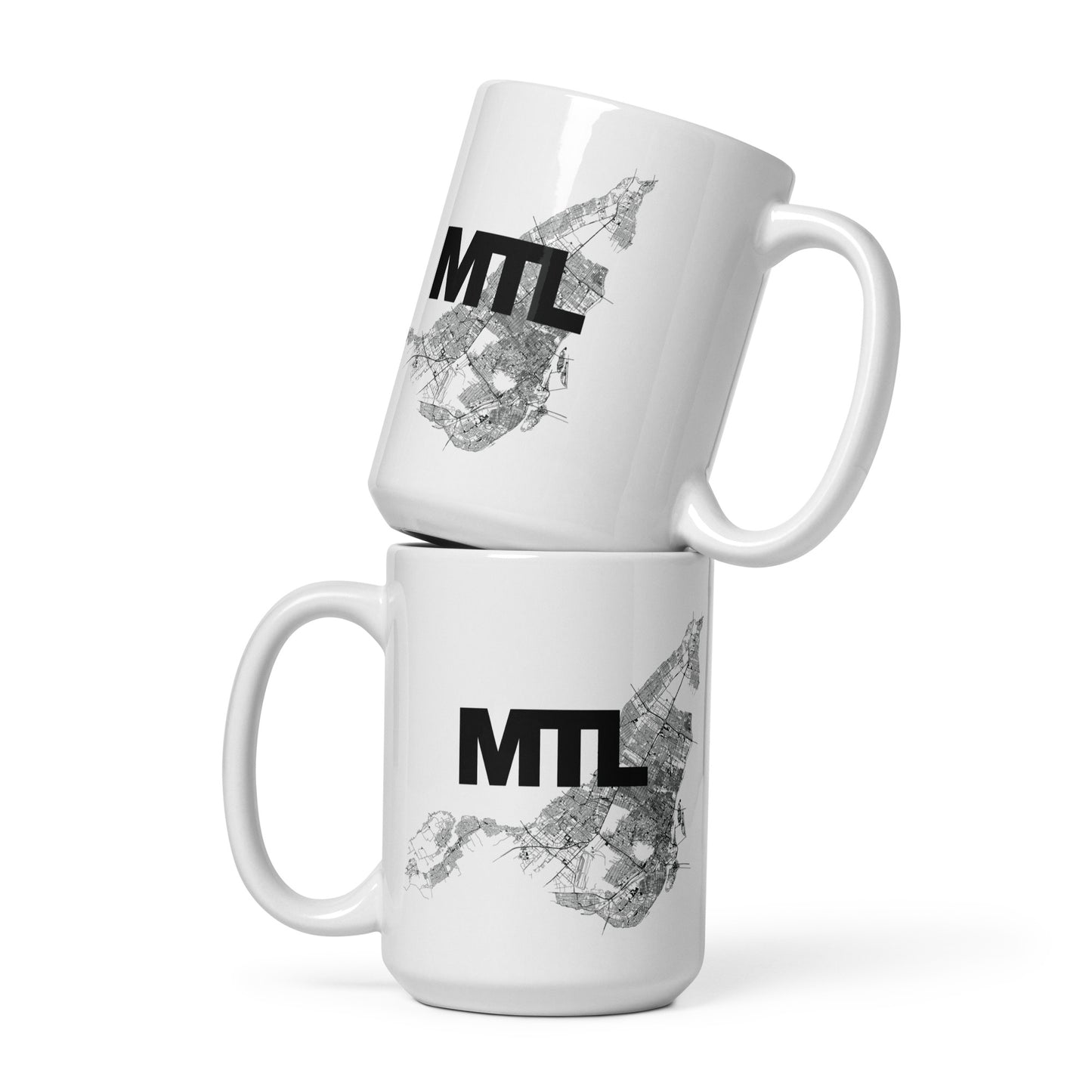 Montreal Map Mug Only Streets — ceramic city streetwear drinkware | Mad Monkey
