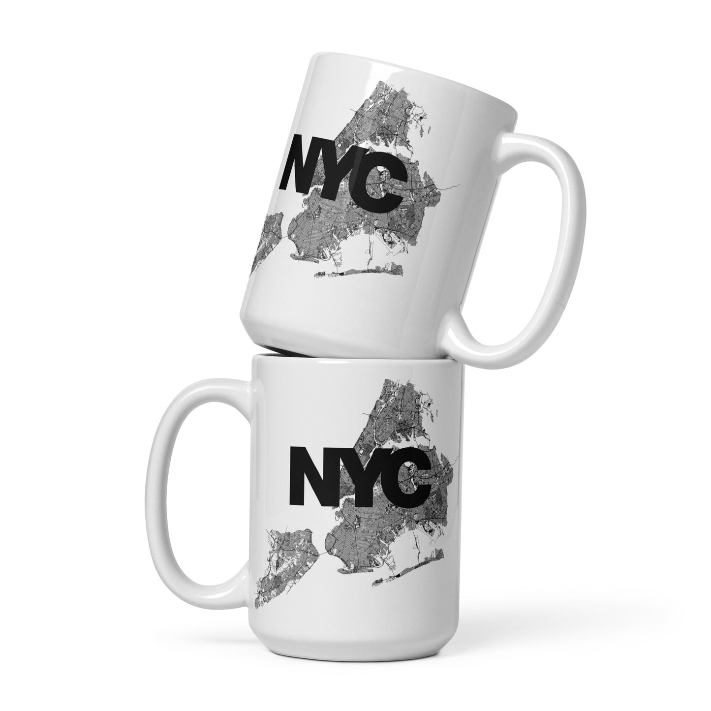 NYC Map Mug — ceramic city streetwear drinkware | Mad Monkey