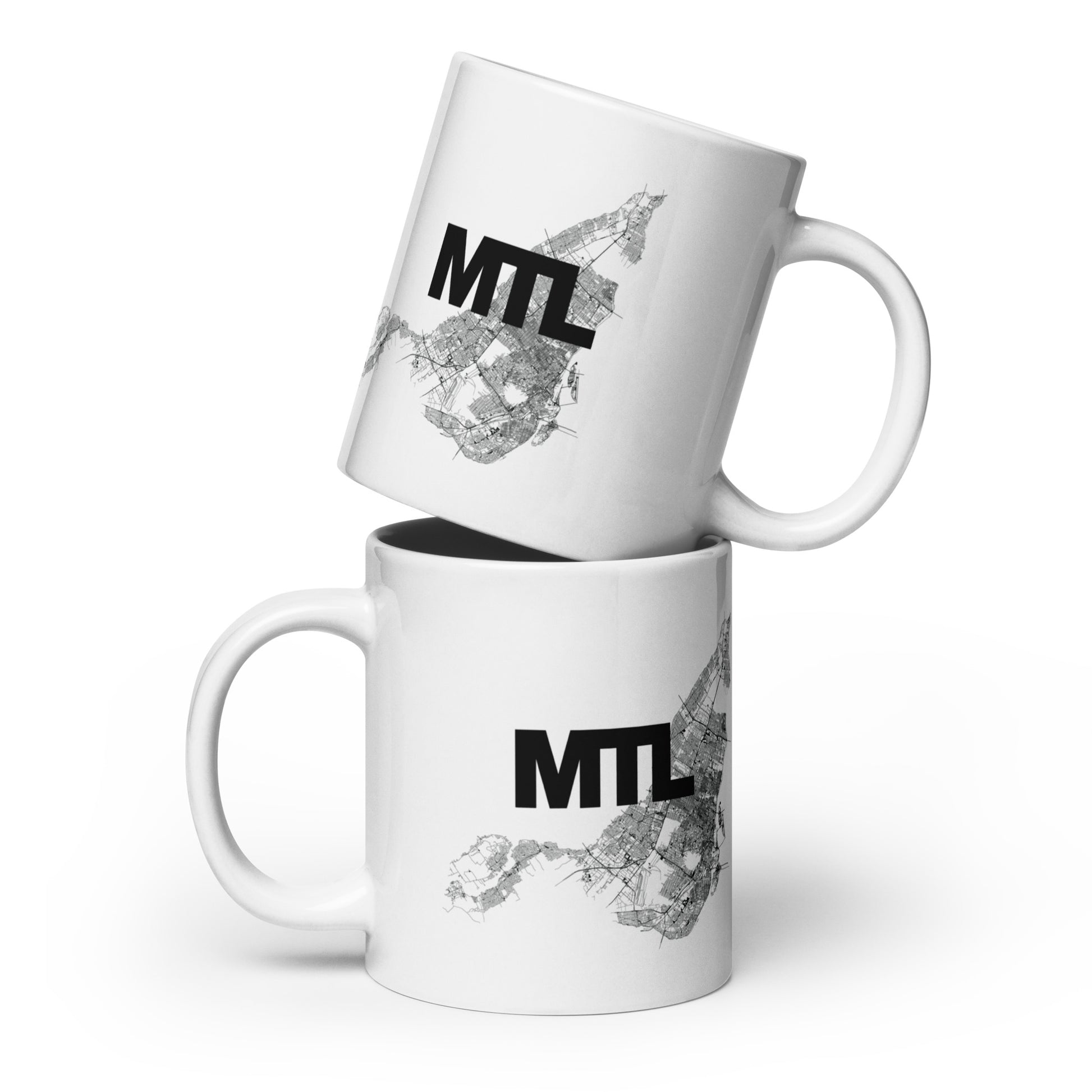 Montreal Map Mug Only Streets — ceramic city streetwear drinkware | Mad Monkey
