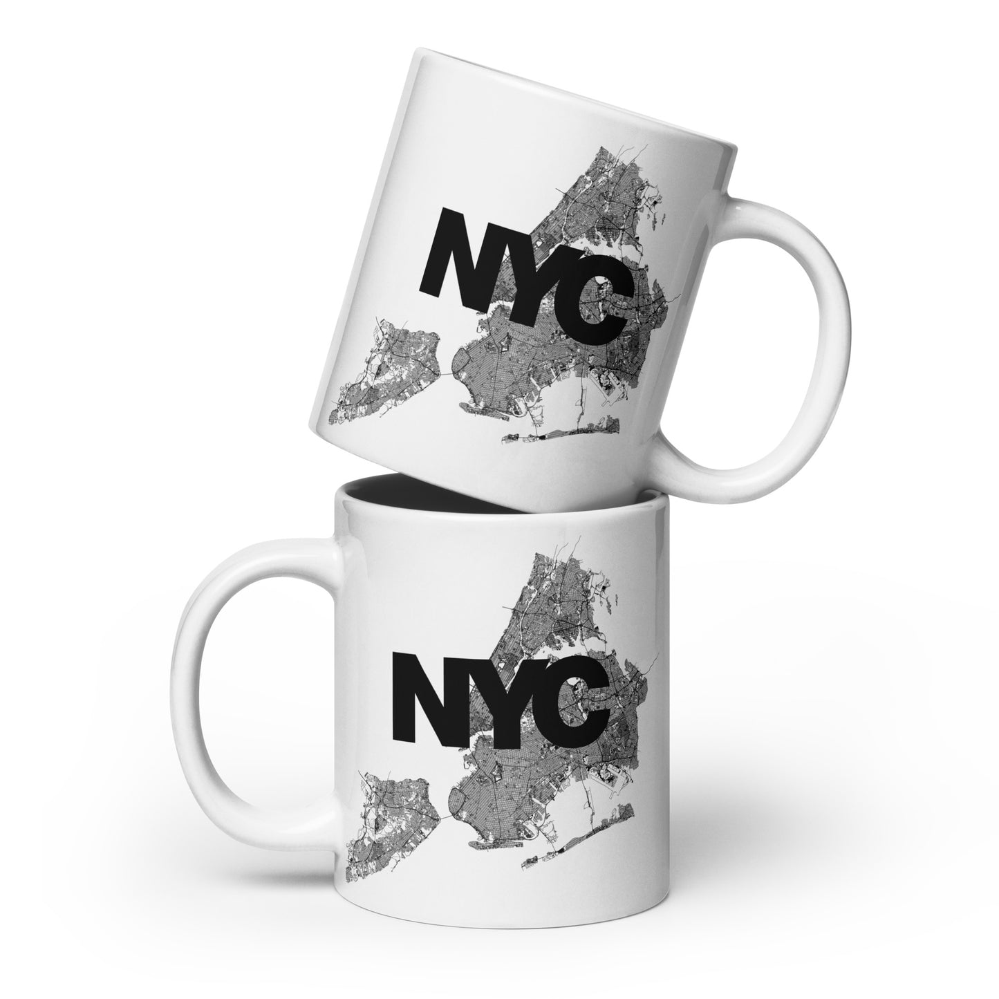NYC Map Mug — ceramic city streetwear drinkware | Mad Monkey